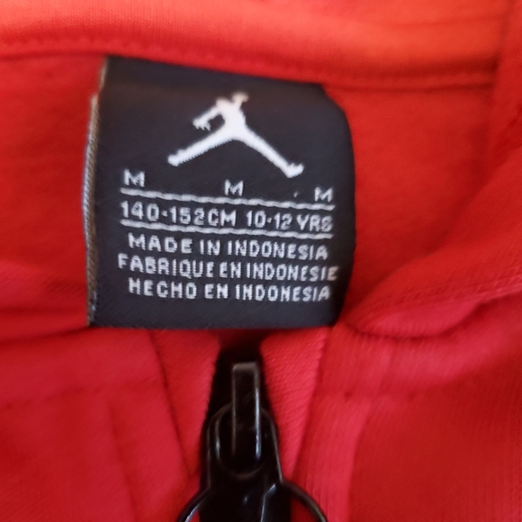 Kids Boys Air Jordan Zip-up Hoodie - Picture 4 of 4